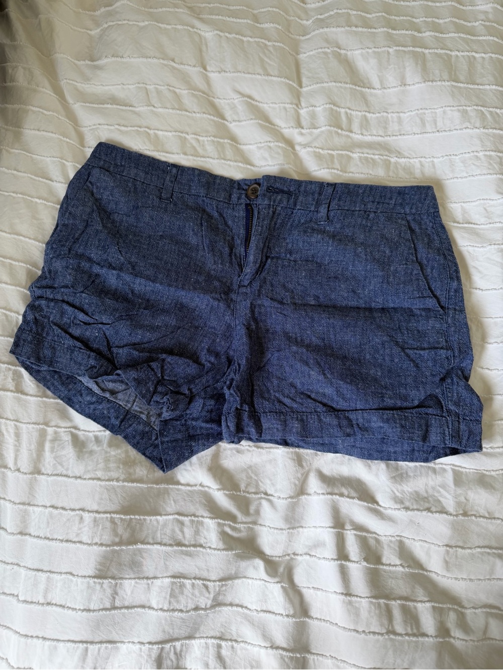 Old Navy Blue Herringbone Everyday Shorts